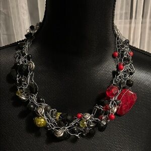 Elegant Multicolor Beaded Necklace
